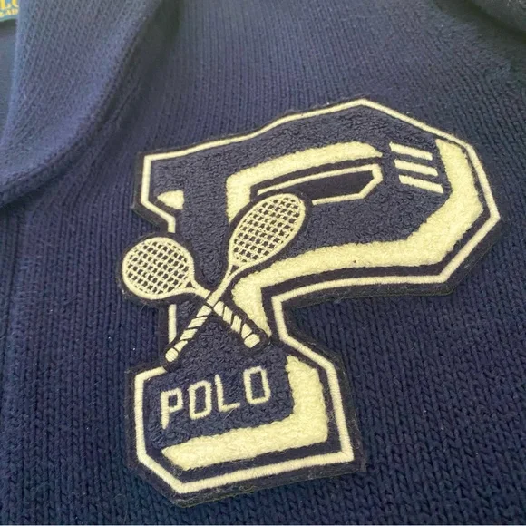 Polo Ralph Lauren US Open Cotton Cardigan RARE Sweater - Picture 3 of 16